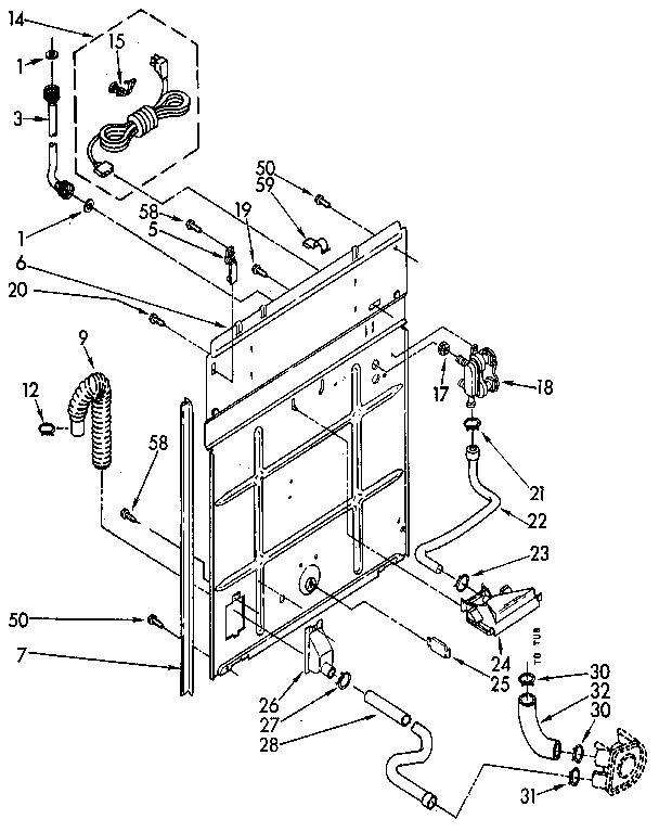 Rear panel