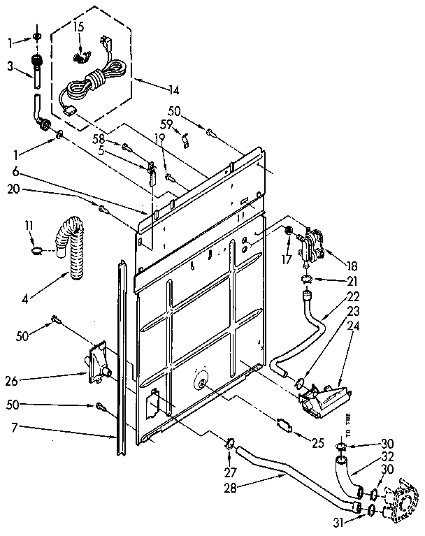 Rear panel
