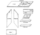 Kenmore 27293151.80 cabinet diagram