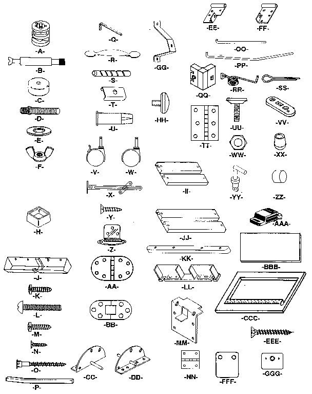 CABINET COMPONENTS