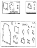 Gasket set and valve overhaul kit