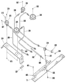 Top burner section