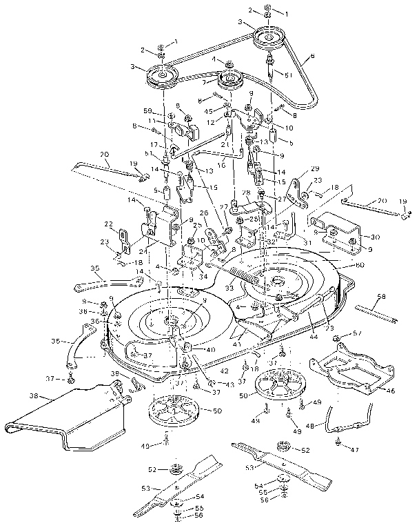 MOWER HOUSING