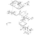 Kenmore 3627351592 burner section diagram