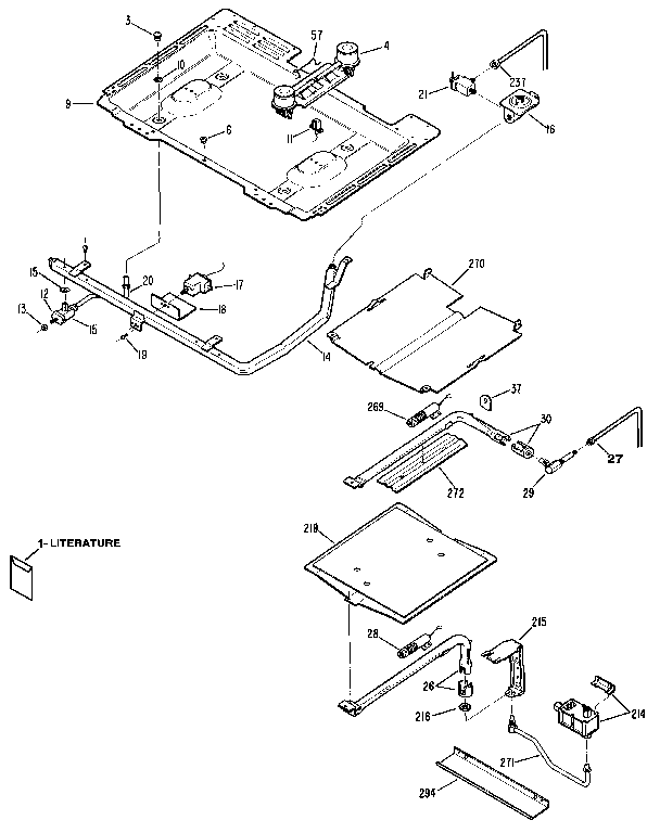 Burner section