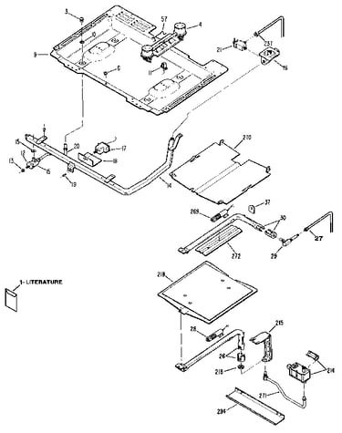 Burner section