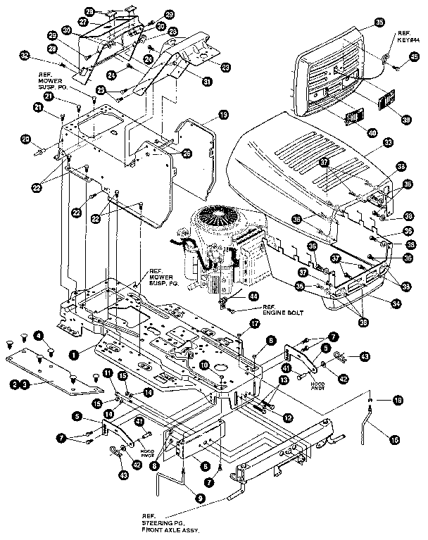 CHASSIS & HOOD ASSEMBLY