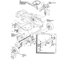 Craftsman 536255880 front steering assembly diagram