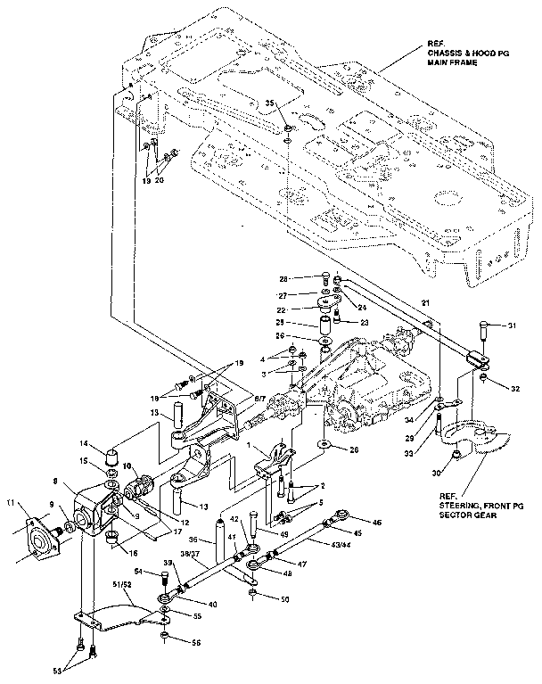 REAR STEERING ASSEMBLY