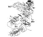 Craftsman 536255880 wheel  and pulley assembly diagram