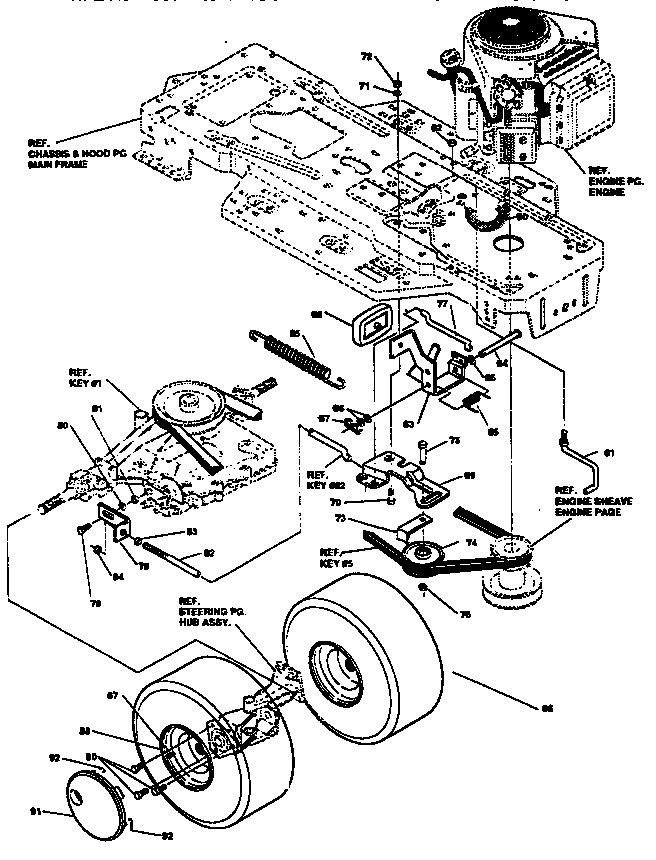 WHEEL  AND PULLEY ASSEMBLY