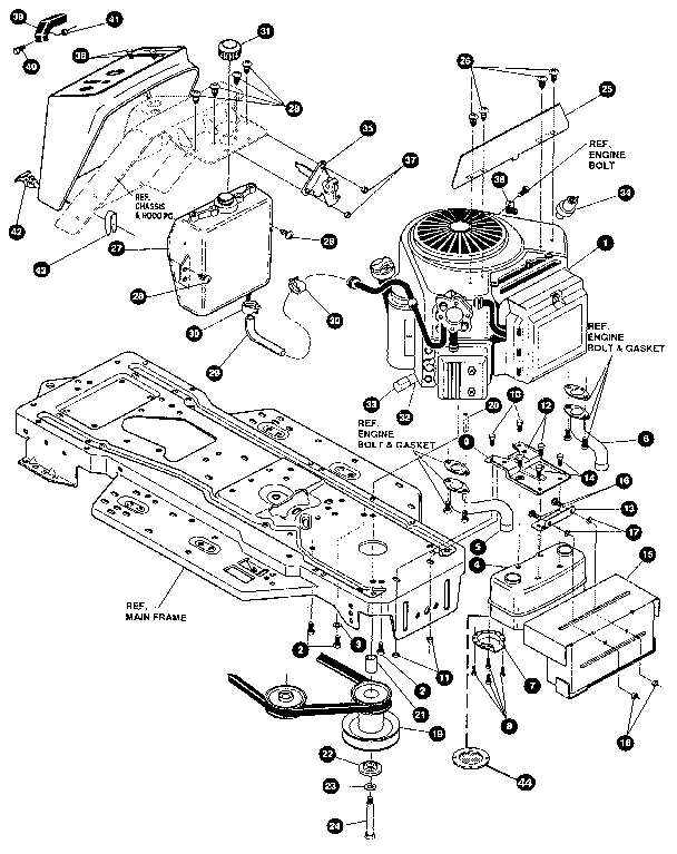 ENGINE & CONTROL ASSEMBLY
