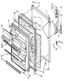 Refrigerator door