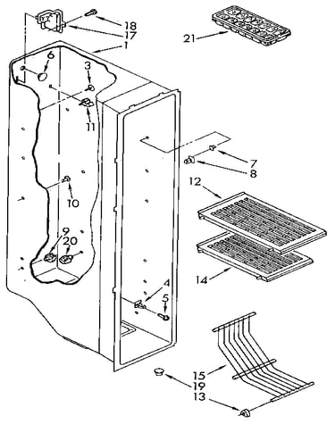 Freezer liner