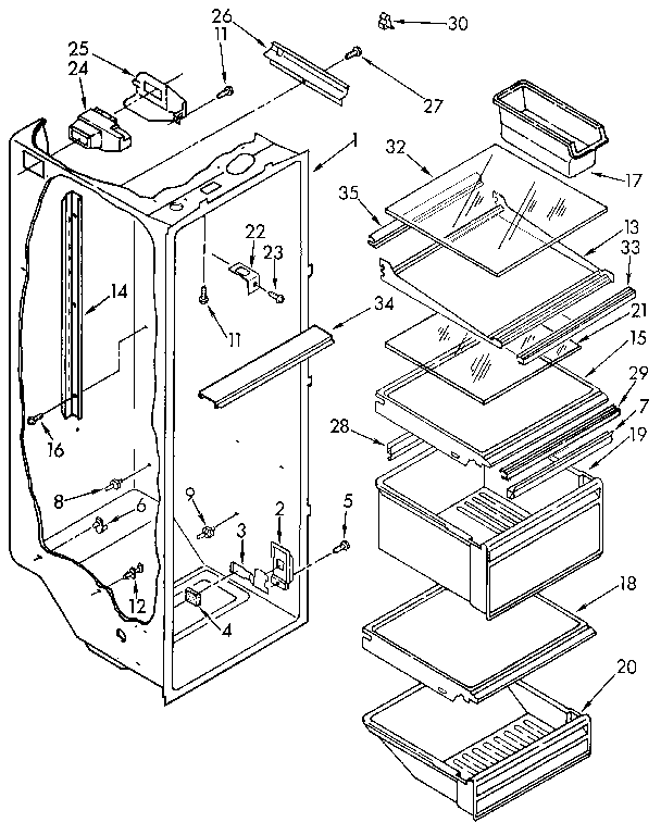 Refrigerator liner