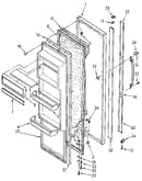 Refrigerator door