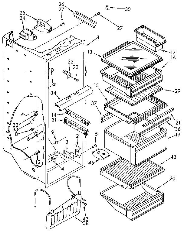 Refrigerator liner