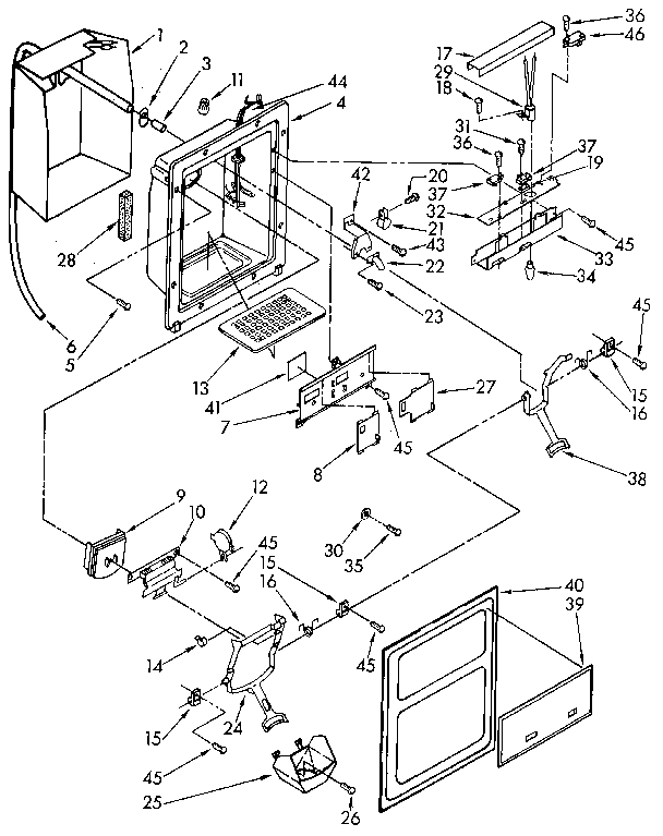 Dispenser front