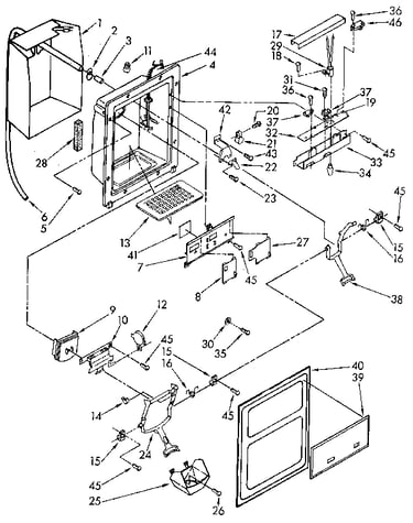 Dispenser front