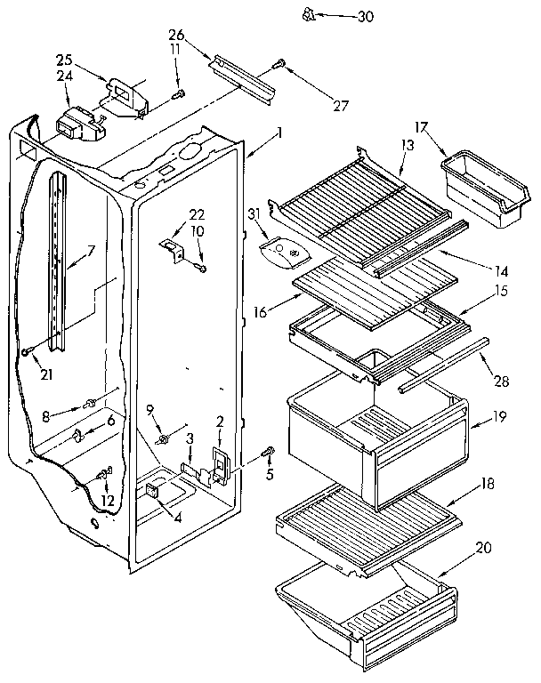 Refrigerator liner