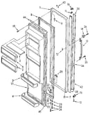 Refrigerator door