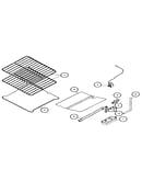 Oven burner section