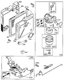 Carburetor and air cleaner assembly