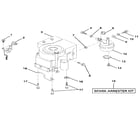 Craftsman 917256850 engine/throttle diagram