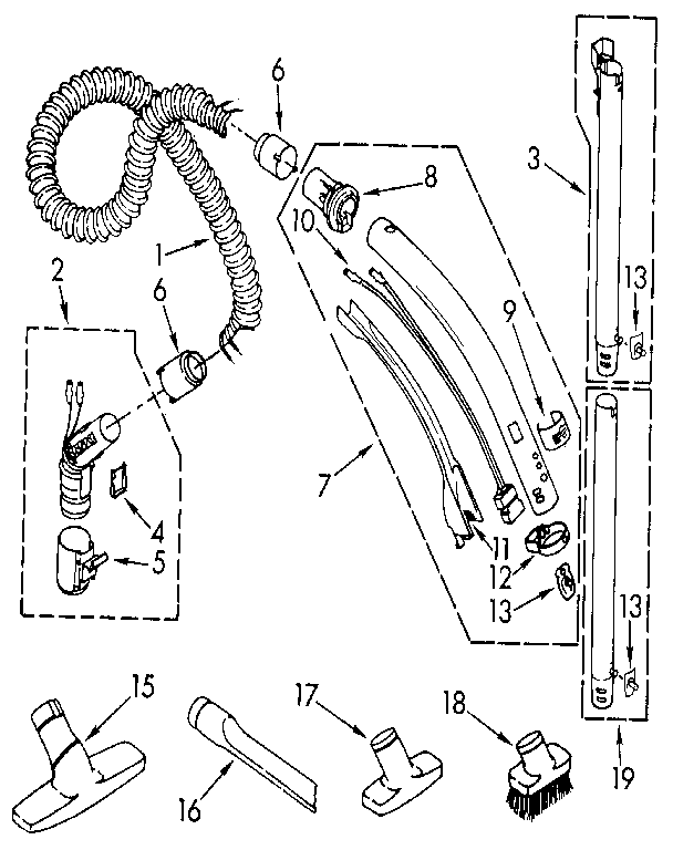 Hose and attachment
