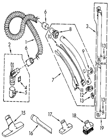 Hose and attachment