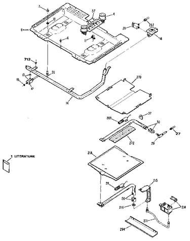 Burner section