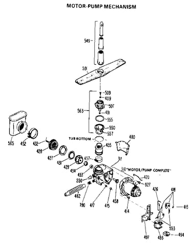 Pump and motor
