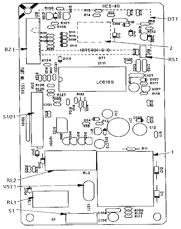 Power and control circuit board