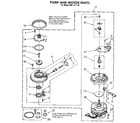 Kenmore 6651671190 pump and motor diagram