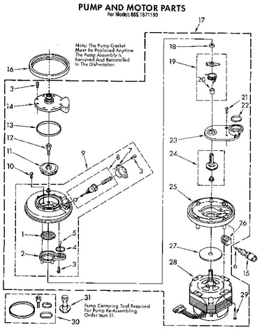 Pump and motor