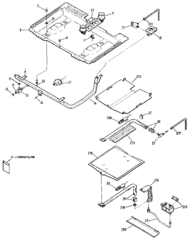 Burner section