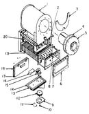 Combustion/heat exchanger/coil assembly (rm10450)