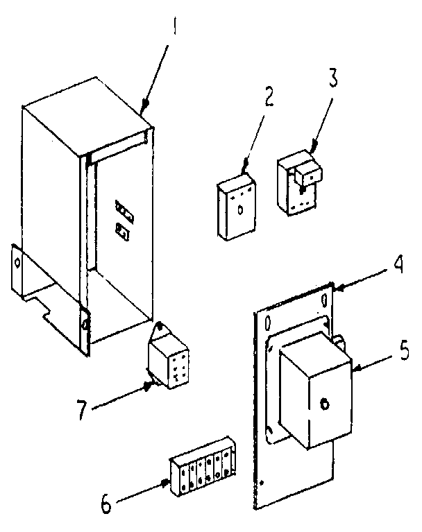 Burner control box assembly (rm10491)