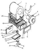 Combustion/heat exchanger/coil assembly (rm10450)