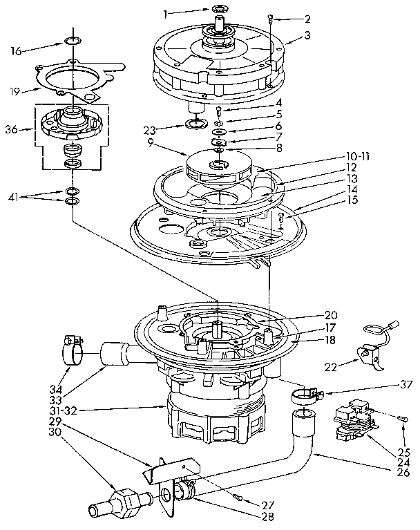 Pump and motor