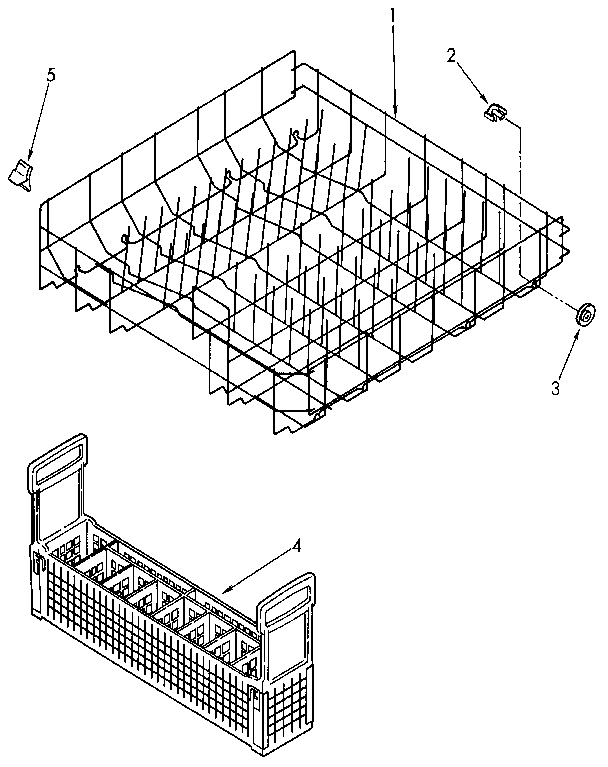 Lower rack