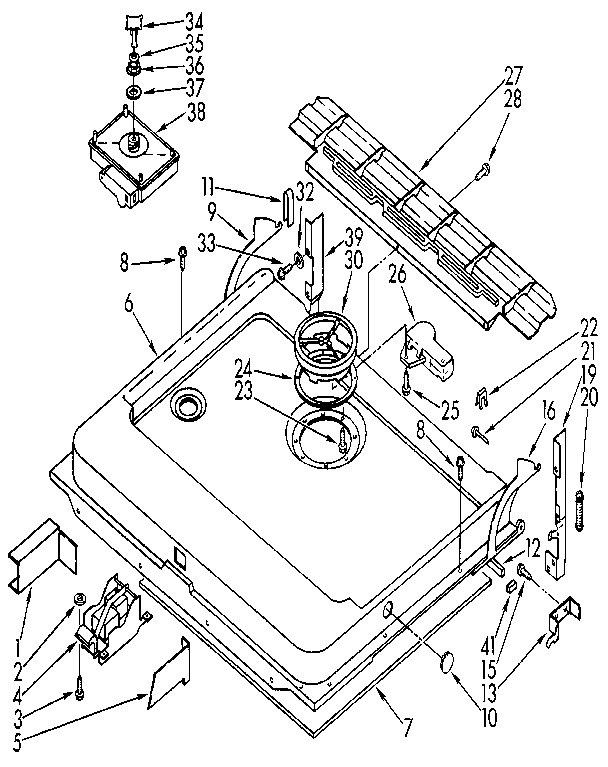 Door and latch
