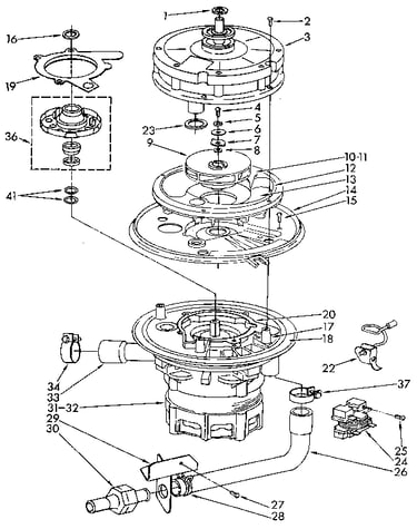 Pump and motor