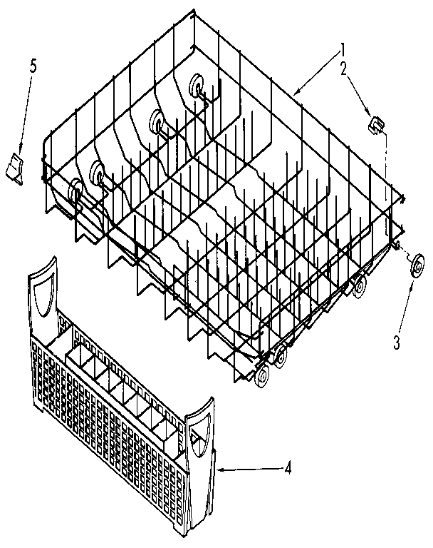 Lower rack