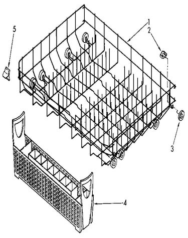 Lower rack