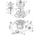 KitchenAid KUDM220T5 pump and motor diagram