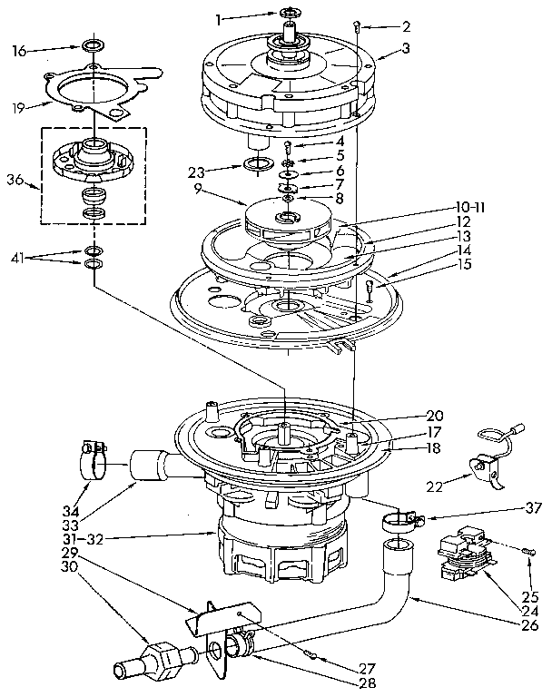 Pump and motor