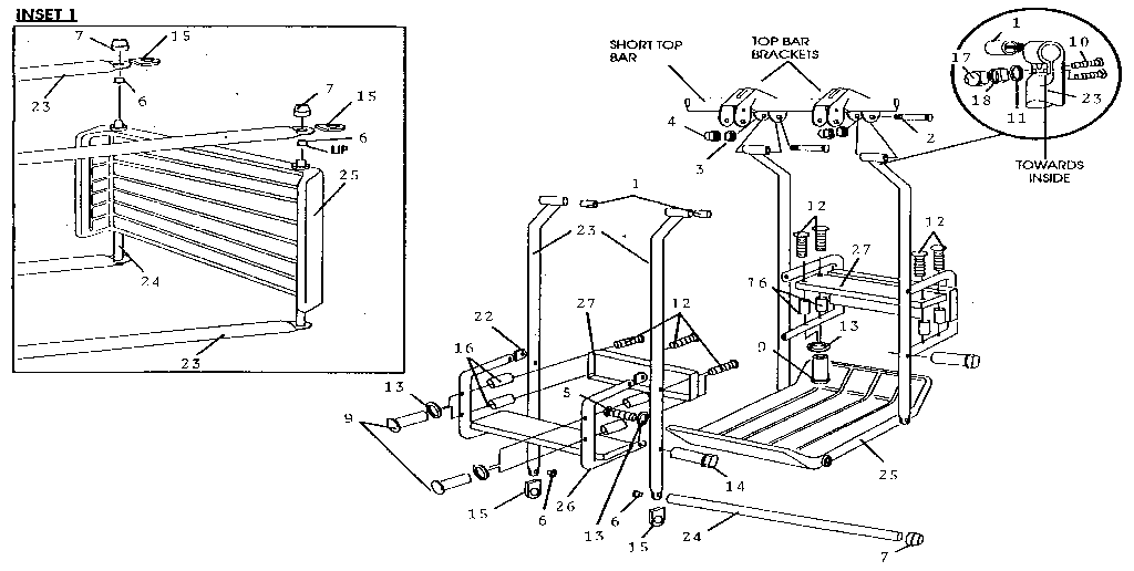 Lawn swing assembly