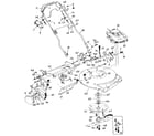 Craftsman 247372550 21" mulching rotary mower diagram