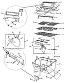 Grill and burner section
